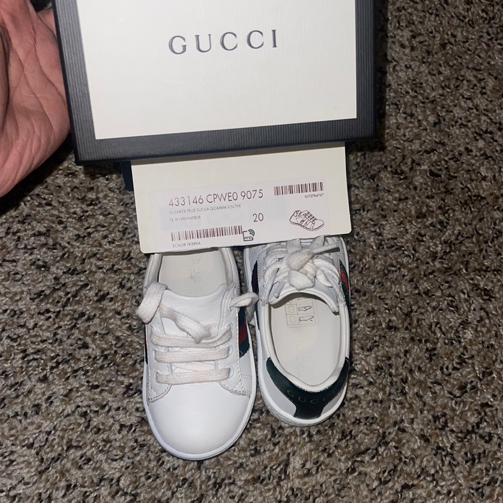 Authentic SIZE 20 GUCCI TENNIS SHOES